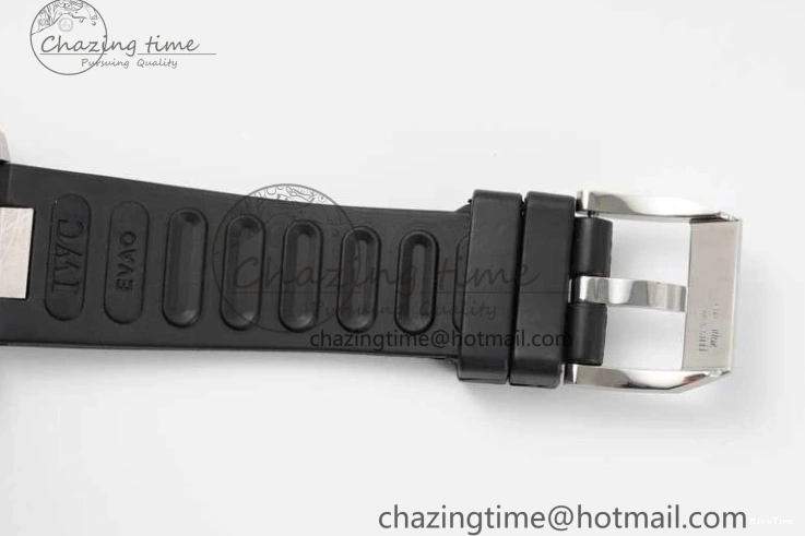 MIROTIME 0805 Aquatimer SS IW3290 RSF 1:1 Best Edition Blue Dial on Black Rubber Strap A Fashionable 7074
